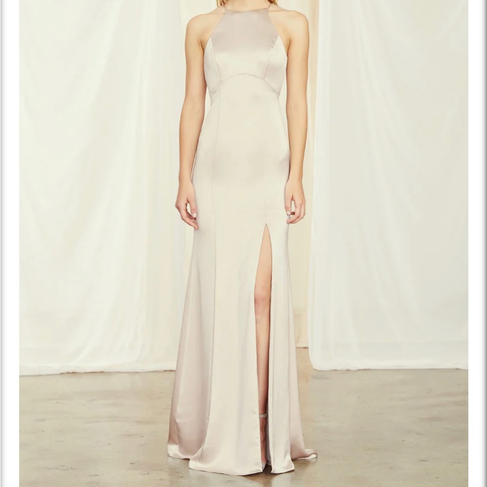 Amsale Imani Bridesmaid Dress in Champagne